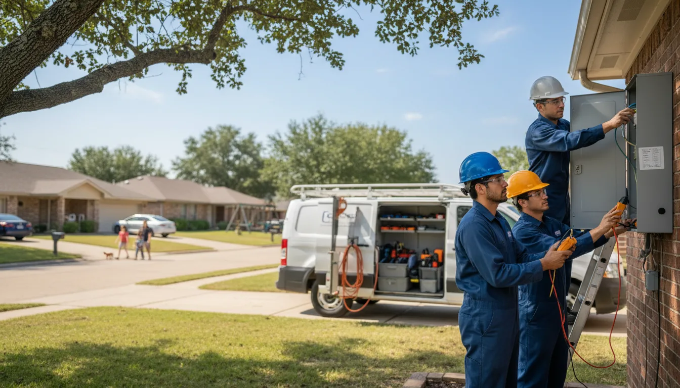 Certified electrician providing emergency electrical services in South Kent, CT